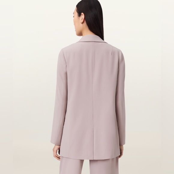 AllSaints Aleida Lilac Pink Tri Blazer Size US 6 - Picture 3 of 11